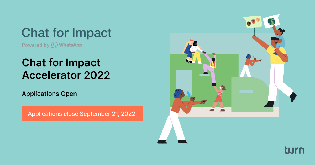 Social Change Organizations invited to apply for the 2022 Chat for Impact Accelerator